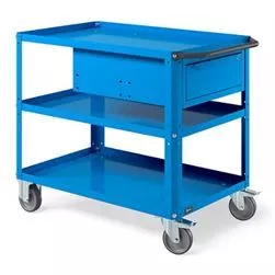 Carrello Clever 1020 Large mm.1024x615x847H - Blu RAL5012